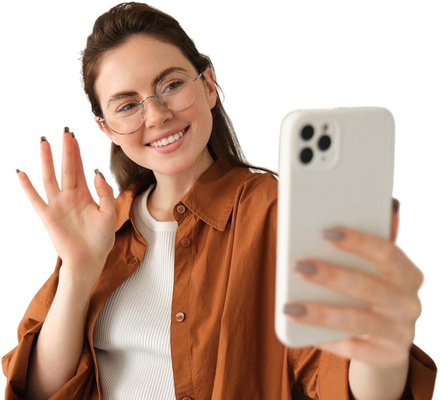 retrato-mujer-hermosa-elegante-casa-chats-video-telefono-inteligente-conecta-reunion-linea 1